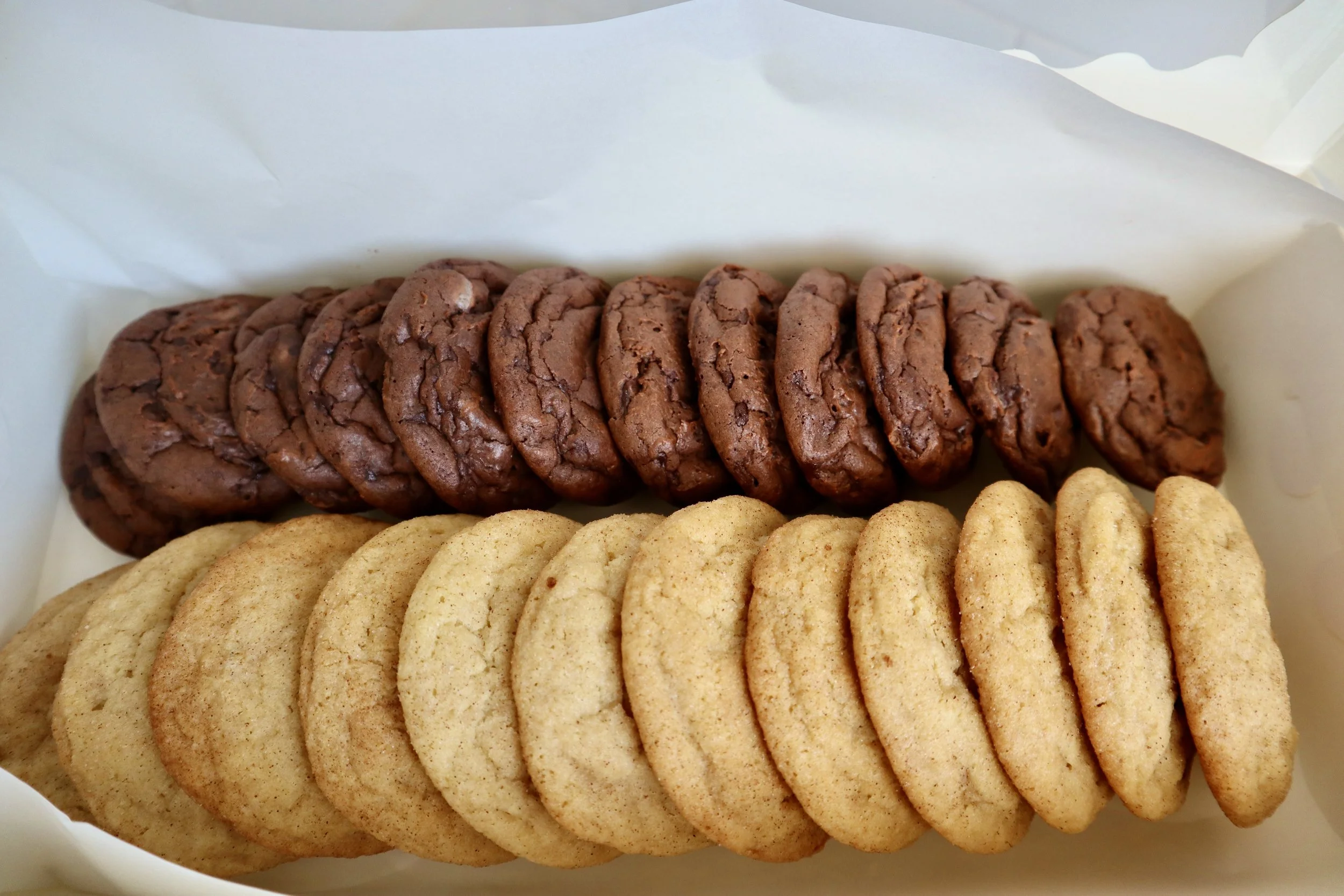 Mini Cookies: Brownie & Snickerdoodle