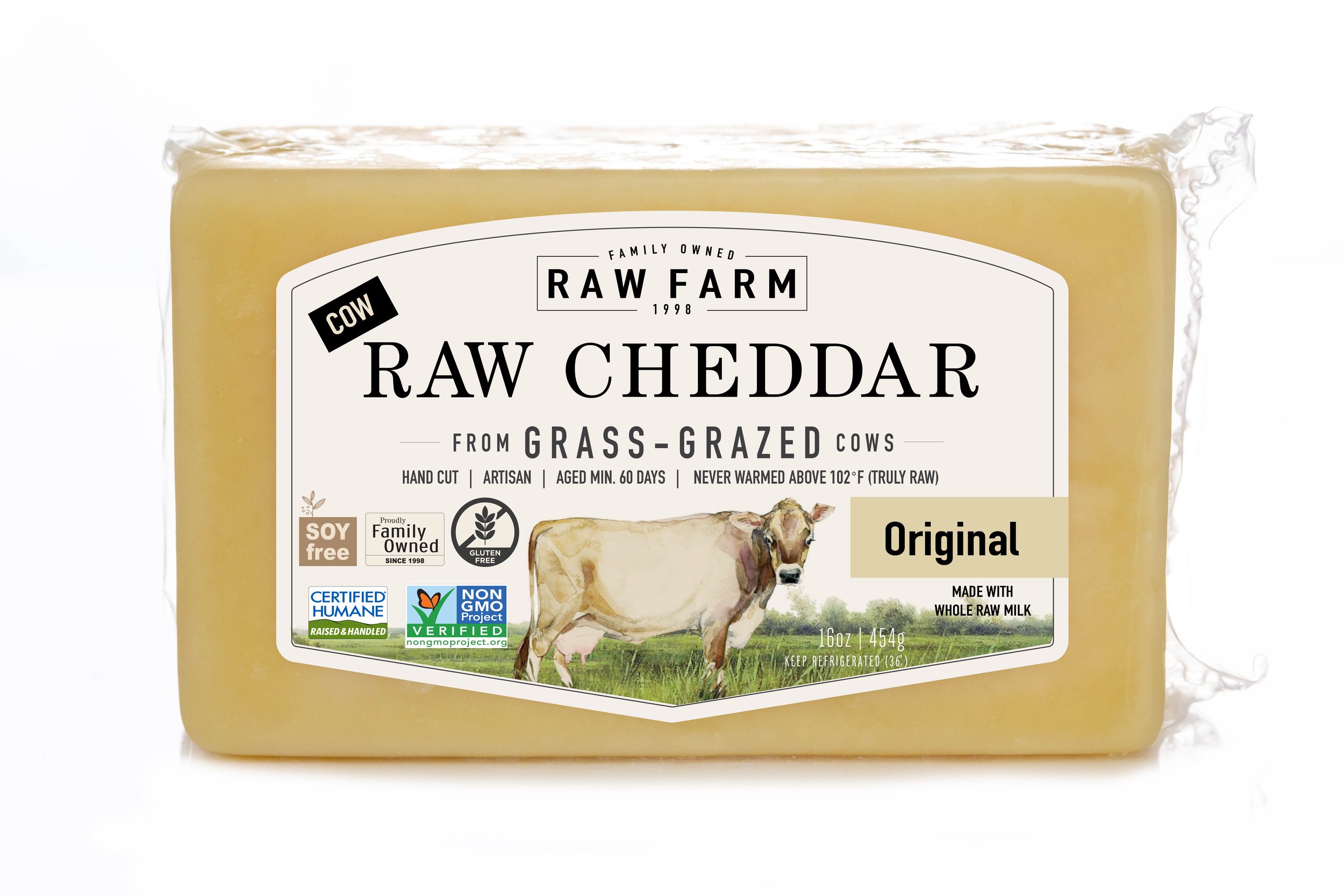 RAW FARM_Pound_16 oz_Raw Cheddar Cheese_front picture.jpeg