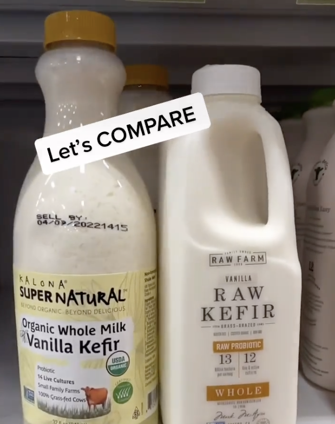 Organic 100% Grass-Fed Whole Milk Plain Kefir – Kalona Creamery