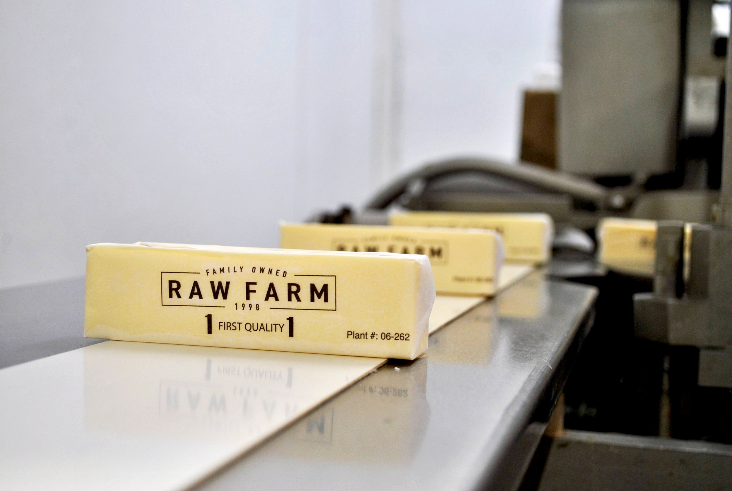 Raw Farm Butter - Cultured Unsalted - 1/4-lb. stick