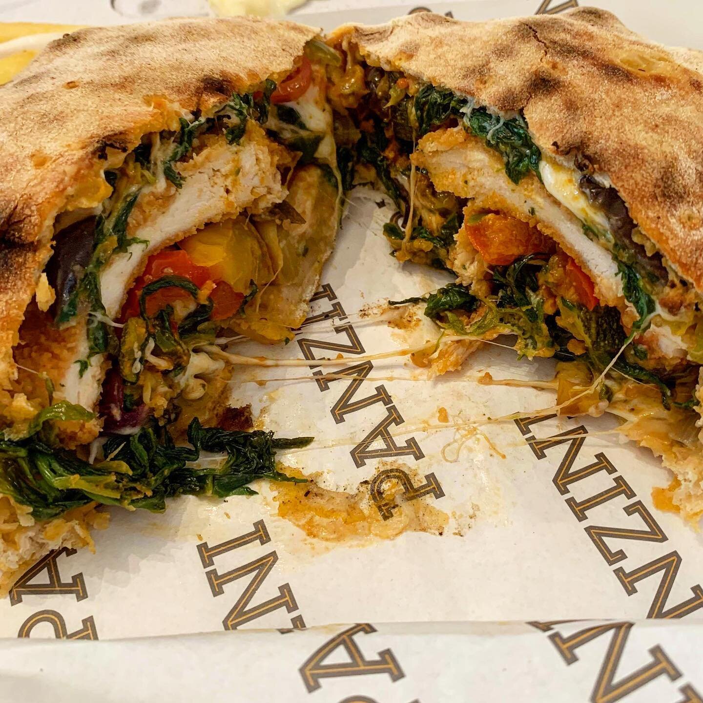 Panzini Mediterraneo + breaded chicken! 🤤 

The @brad69ers special!😝