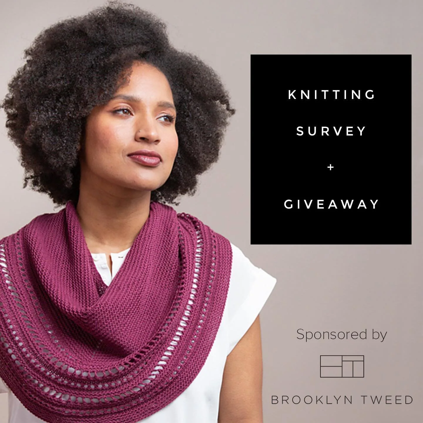 Our final giveaway of 2020! We&rsquo;re excited to be partnering with @brooklyntweed to share a Nysa shawl kit that includes a pattern and 3 skeins of Peerie in a colorway of the winner&rsquo;s choice! Winner will be drawn on December 9. 

BT yarns a
