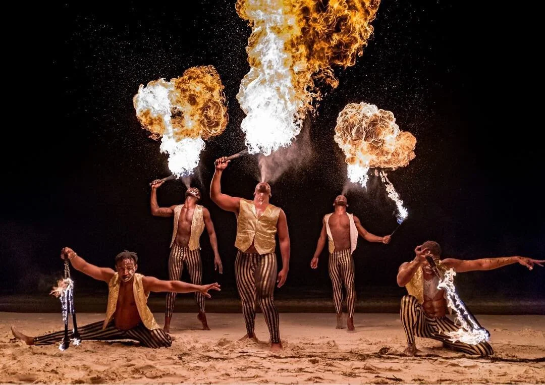 The incredible Emanji Circus fire act. 
#firebreather #circus #awesome #bahamas #photographer#bringtheheat#flameon @emanjicircusarts