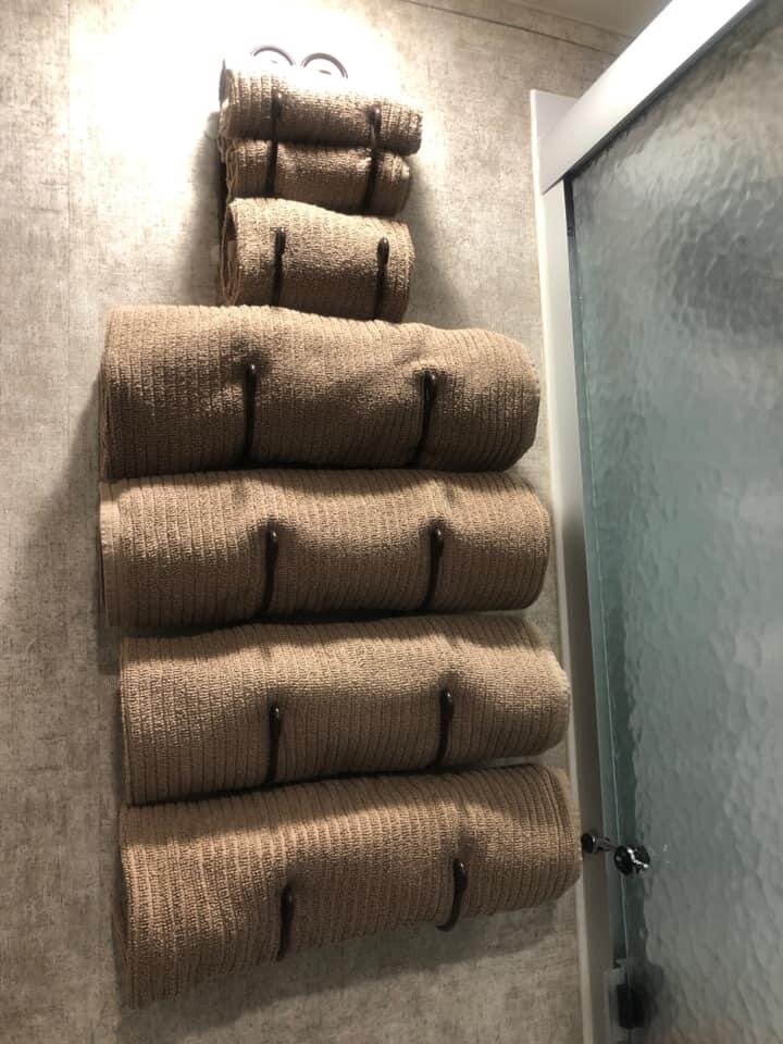 Wine Rack or Towel Hack?  You decide...