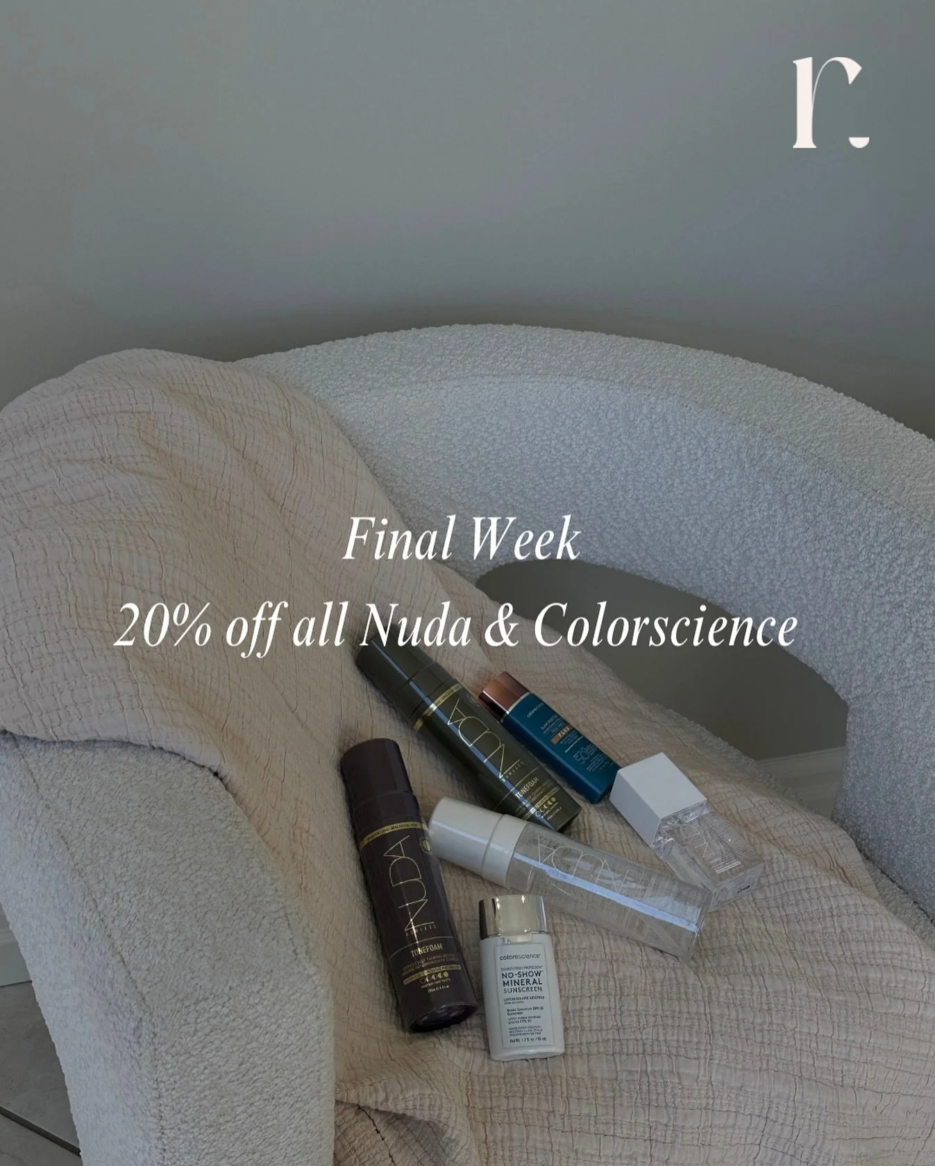 ENDS OCTOBER 1st ☀️

End of summer sale, stop by to browse our wide selection of SPF and self tanning products. ✨