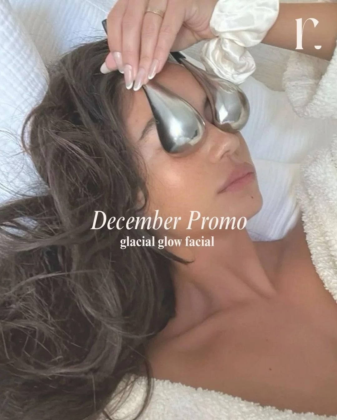 DECEMBER PROMOS ❄️

Treat yourself during this busy month to a luxurious facial &amp; pedicure. 

Glacial Glow Facial- Utilizing our all natural hydrating peel, this facial will exfoliate the skin leaving you with a warm glow. We also incorporated ic