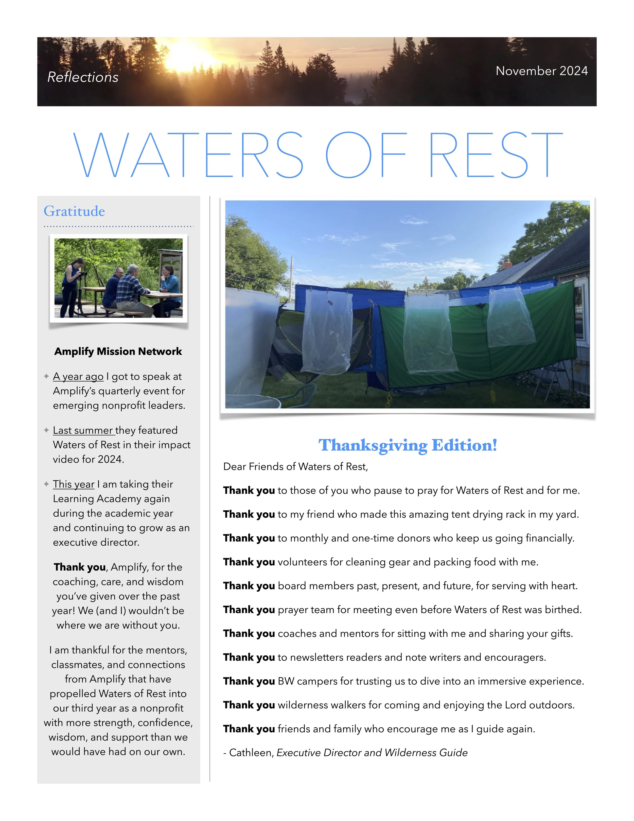 November 2024 - Liturgy of Thanksgiving