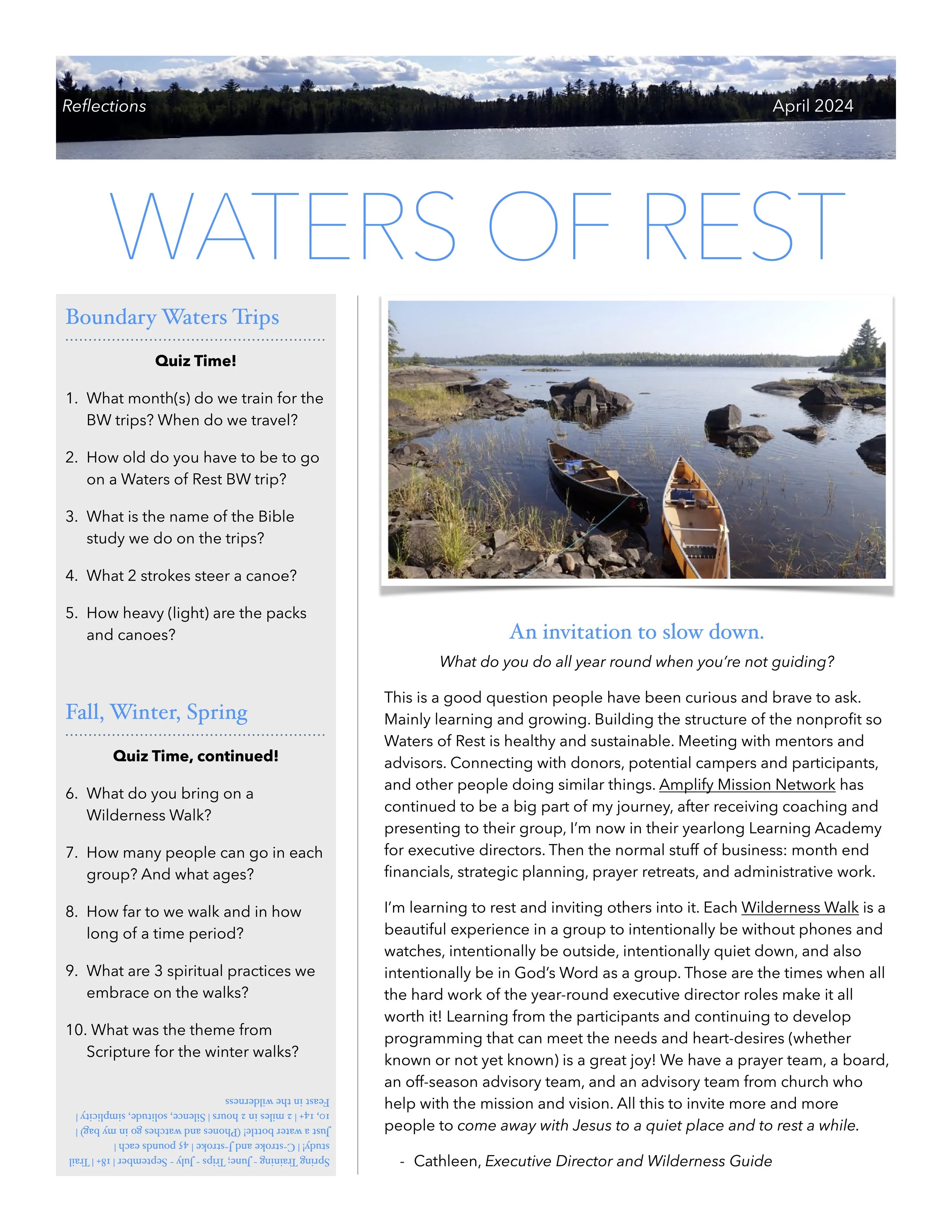 April 2024 - Quiz time!