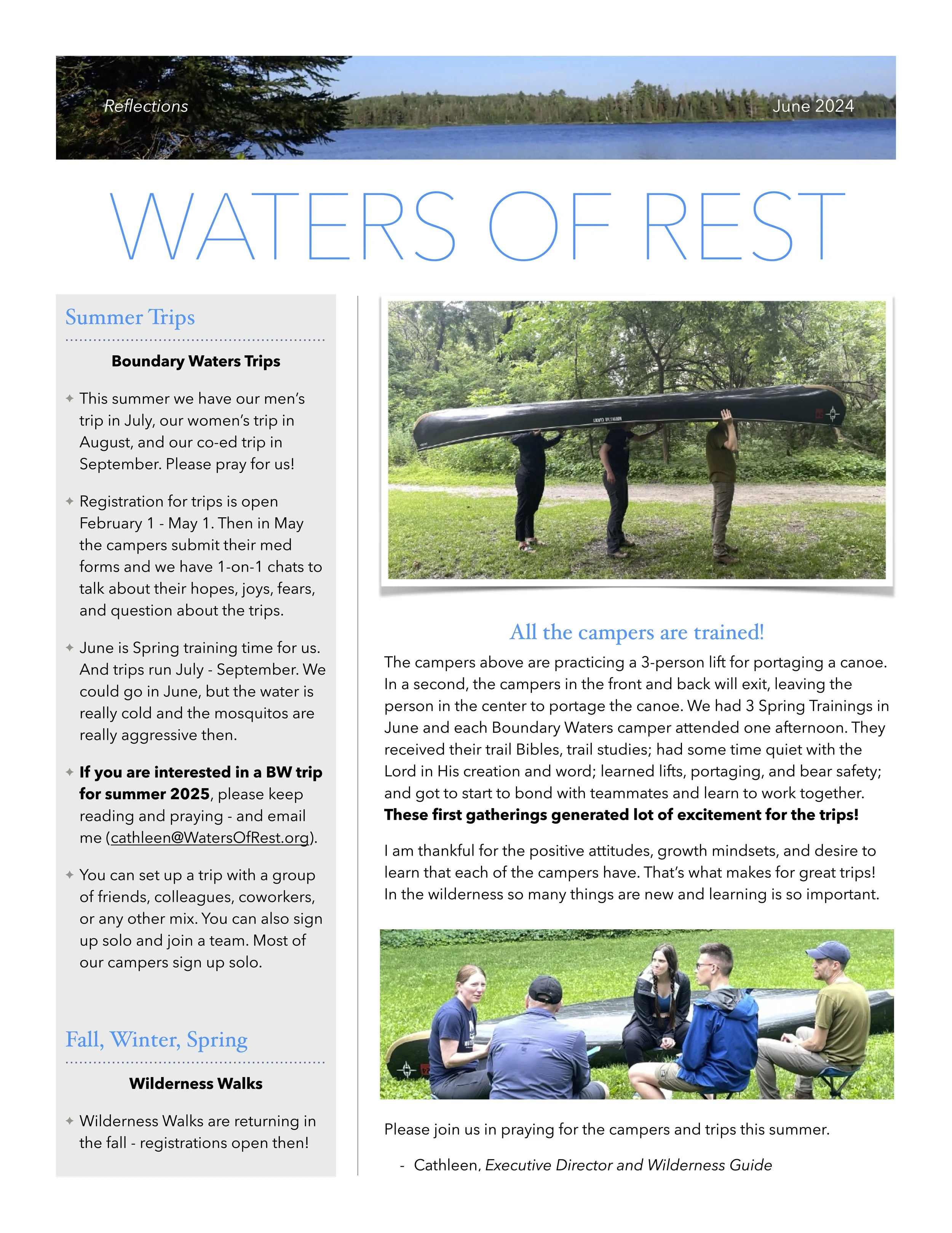 June 2024 - Spring Training!