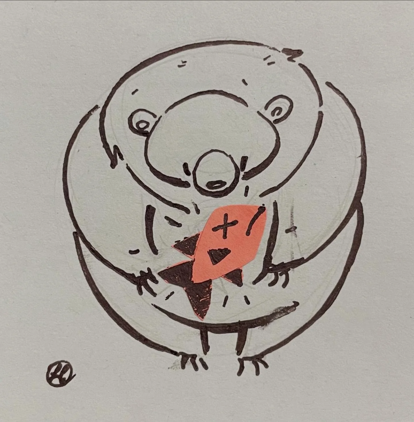 One of my contributions to the TAG Post-it-Note show! #animationguild #illustration #bears