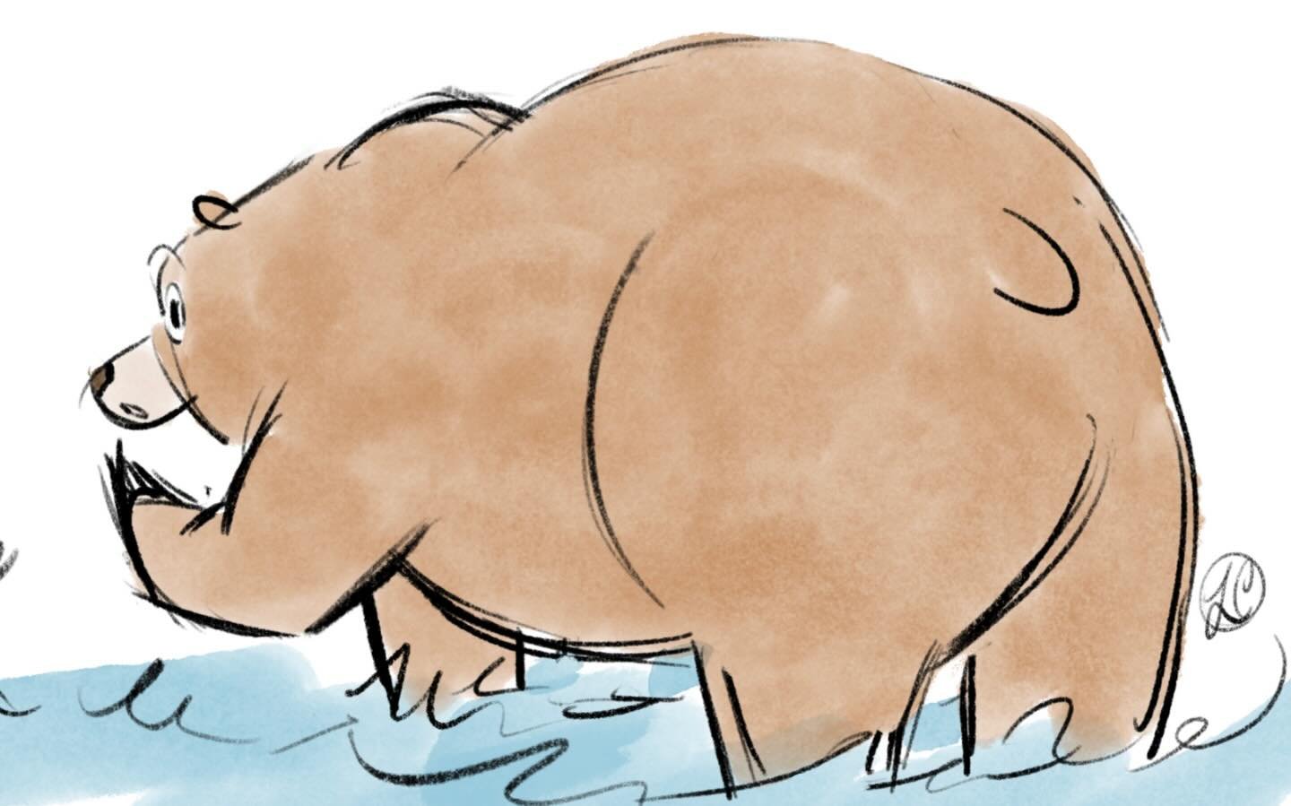 Who, me?
#nationalparkservice #fatbearweek #illustration #procreate #storyartist