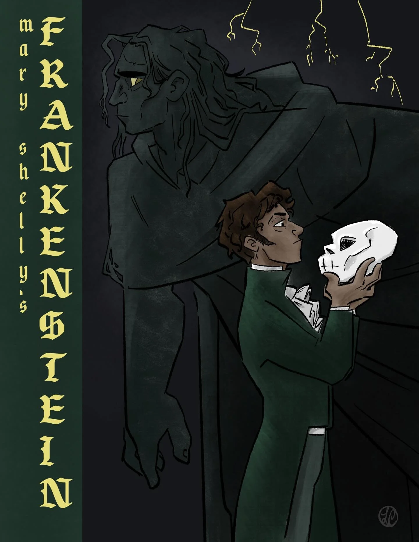 Another book cover that will be available at Chimera art market tomorrow 💀