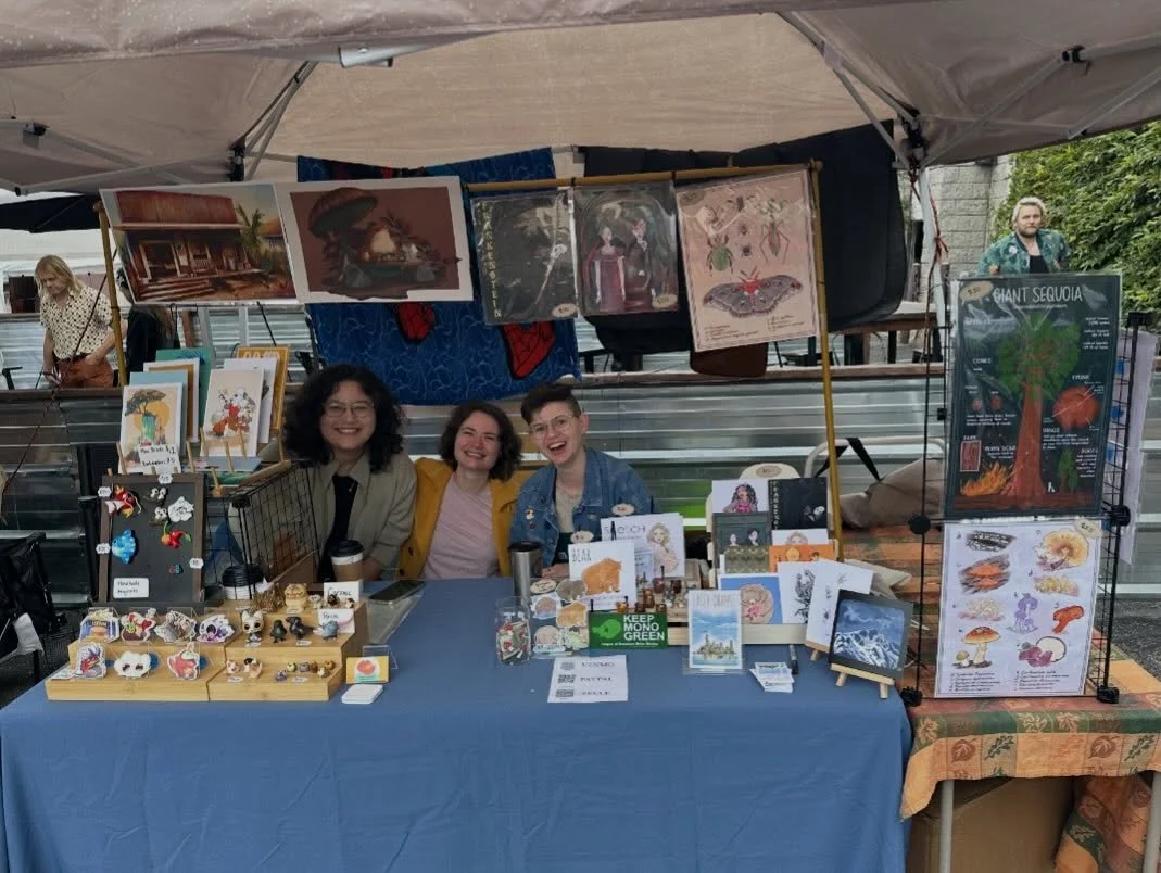 Come out to Chimera market at Lincoln Beer Company in Burbank today until 10:30pm to support some great local artists!