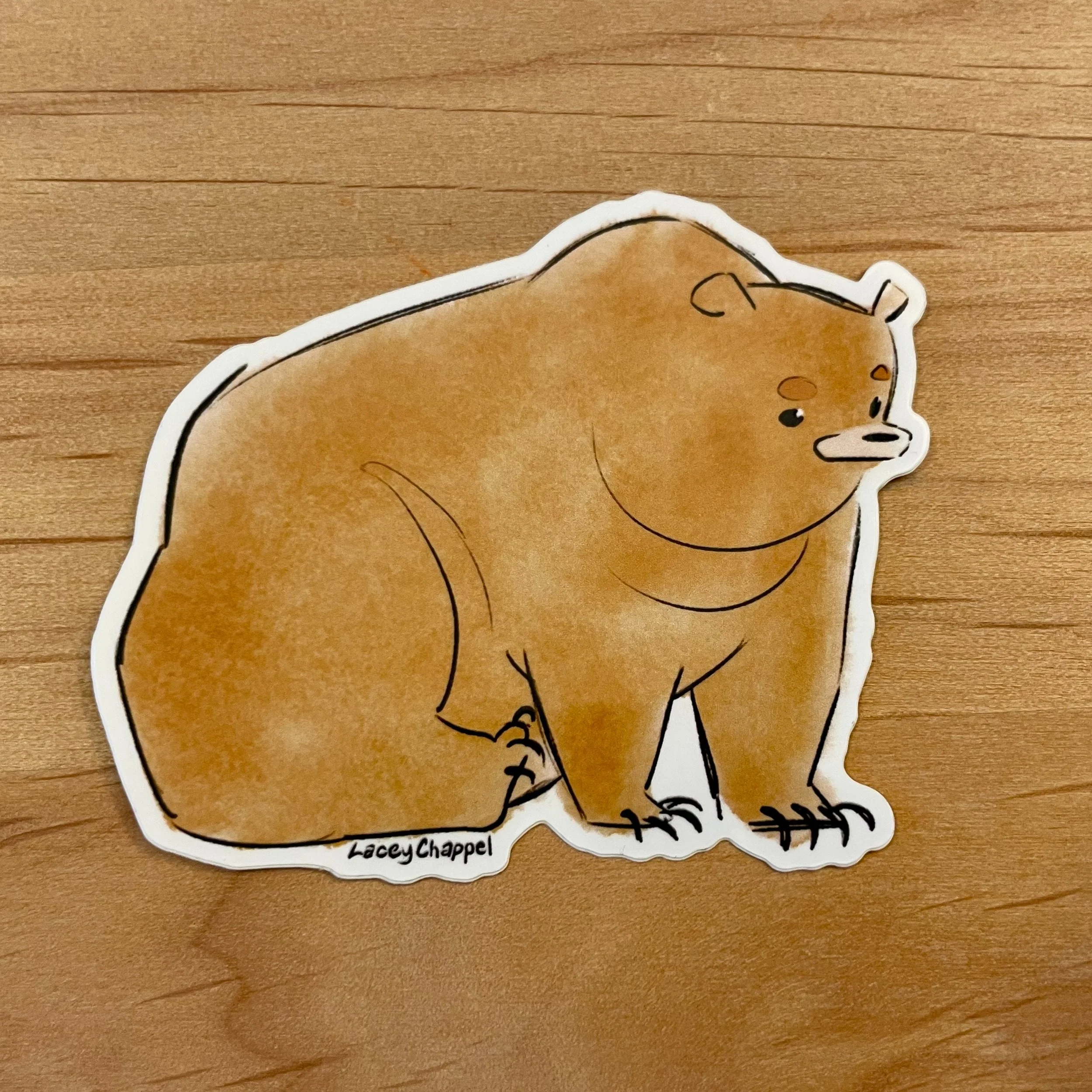 Beadnose is available now in my Etsy shop! Joined by other vinyl stickers inspired by past champions of Katmai National Park's Fat Bear Week. Link in bio.

#fatbearweek #fatbearweek2025 #fatbearweek2026 #artistsoninstagram #nationalparks #digitalart 