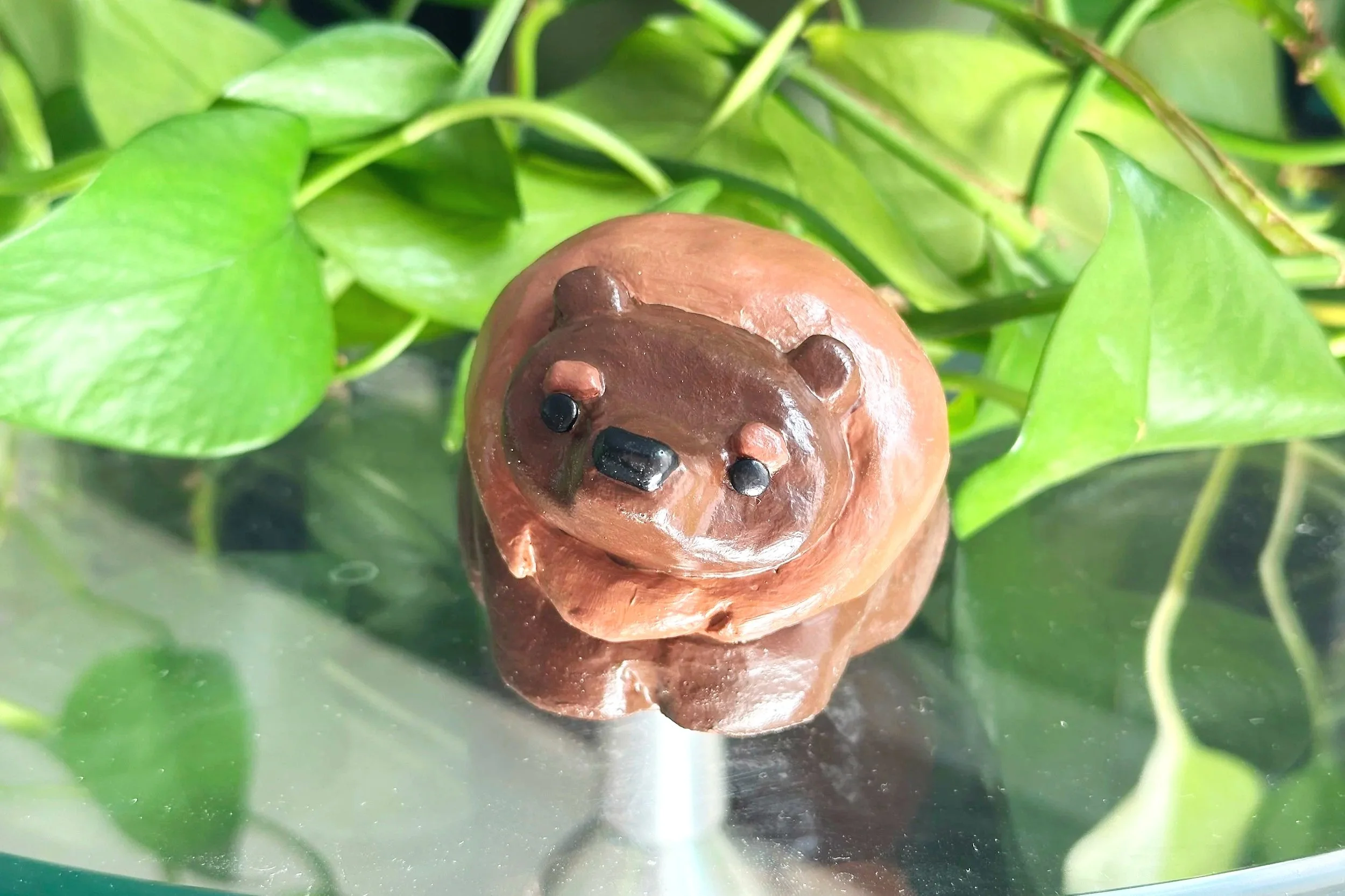 Beadnose - Sculpted from polymer clay, cast in resin, painted with acrylic, coated in polyurethane finish