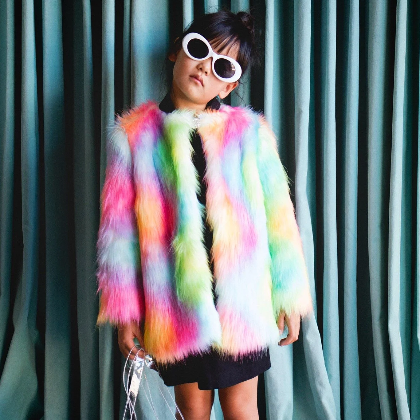 "Faux Fur Jacket," Designed by Katie Miles, 2018, Unique Markets Campaign