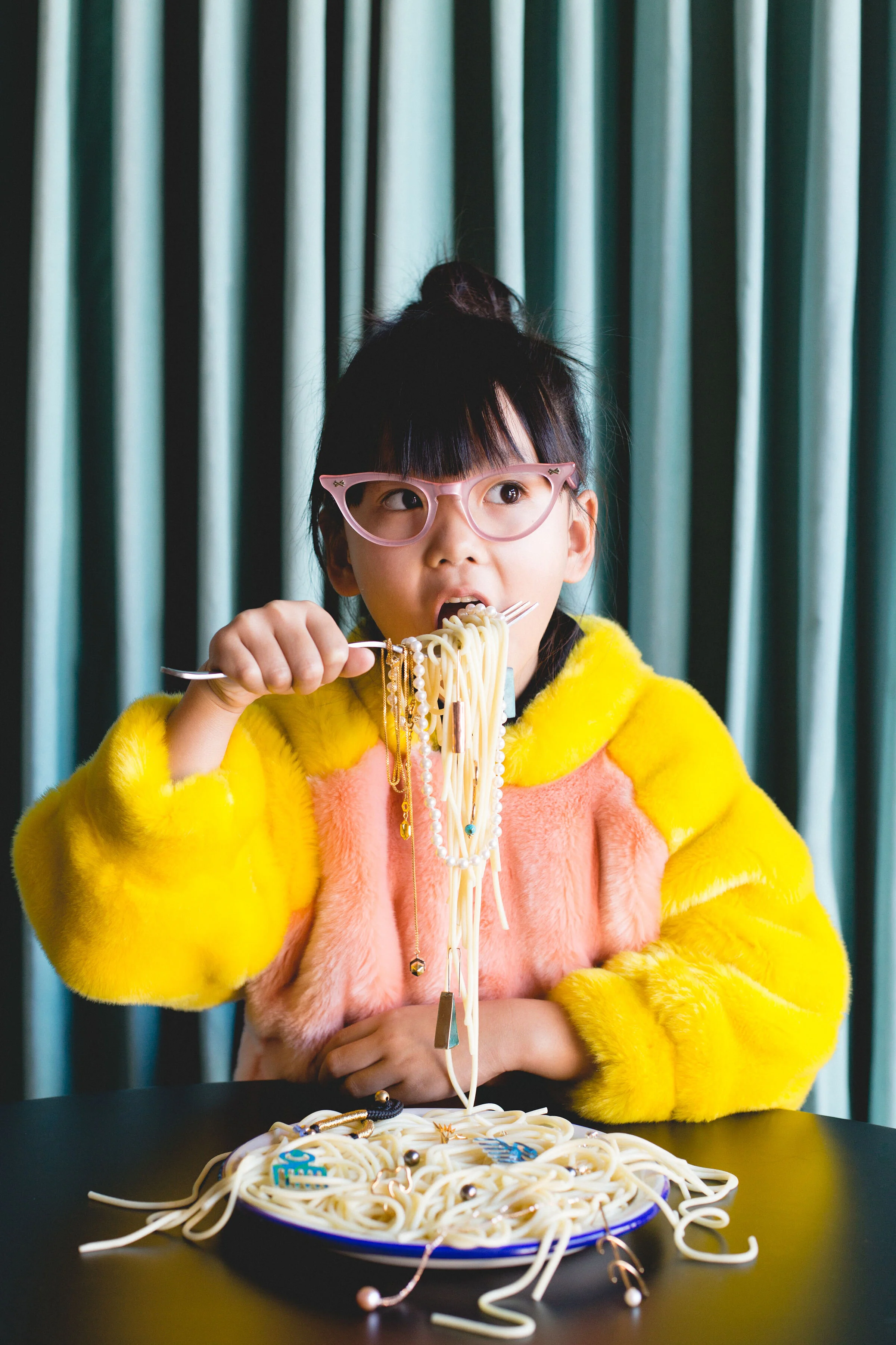 "Faux Fur Jacket," Designed by Katie Miles, 2018, Unique Markets Campaign