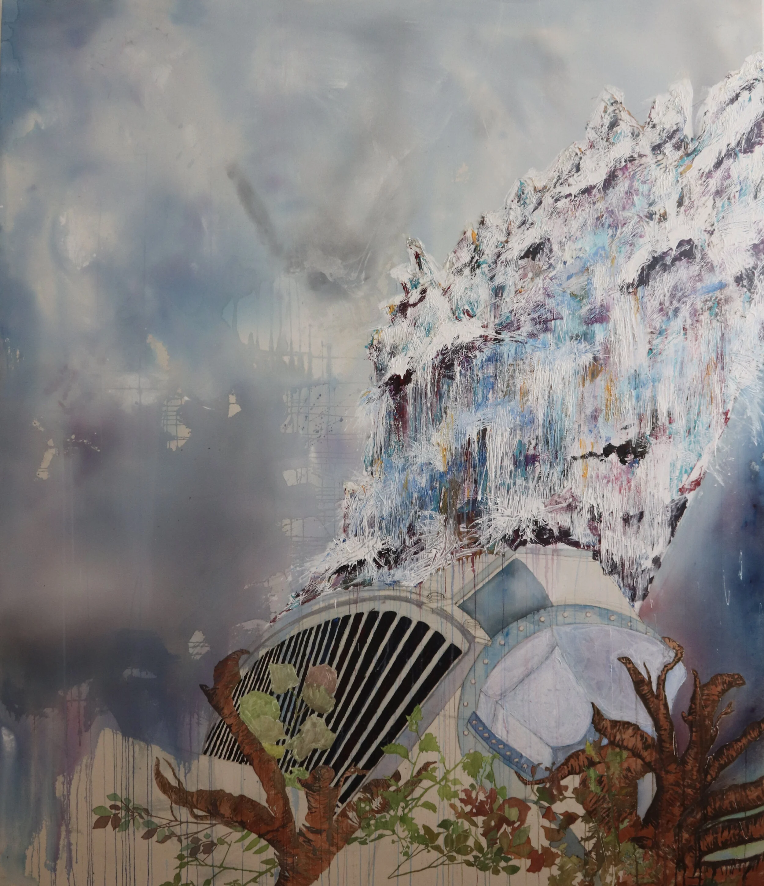 The End, Acrylic on Canvas, 72" x 84", 2011