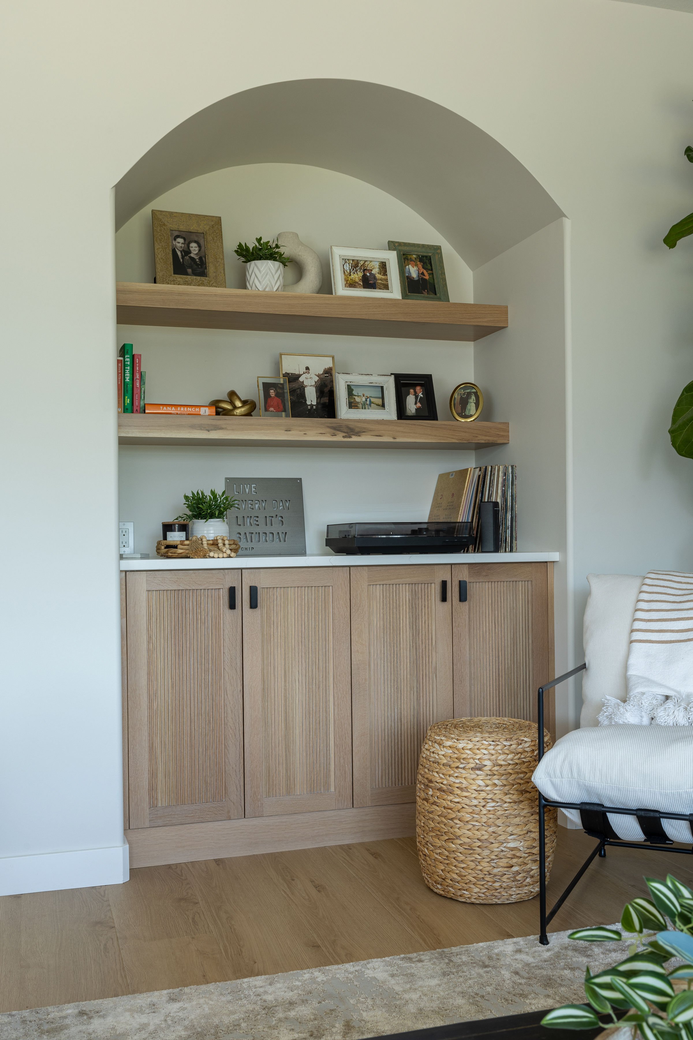 White Oak Reeded Doors