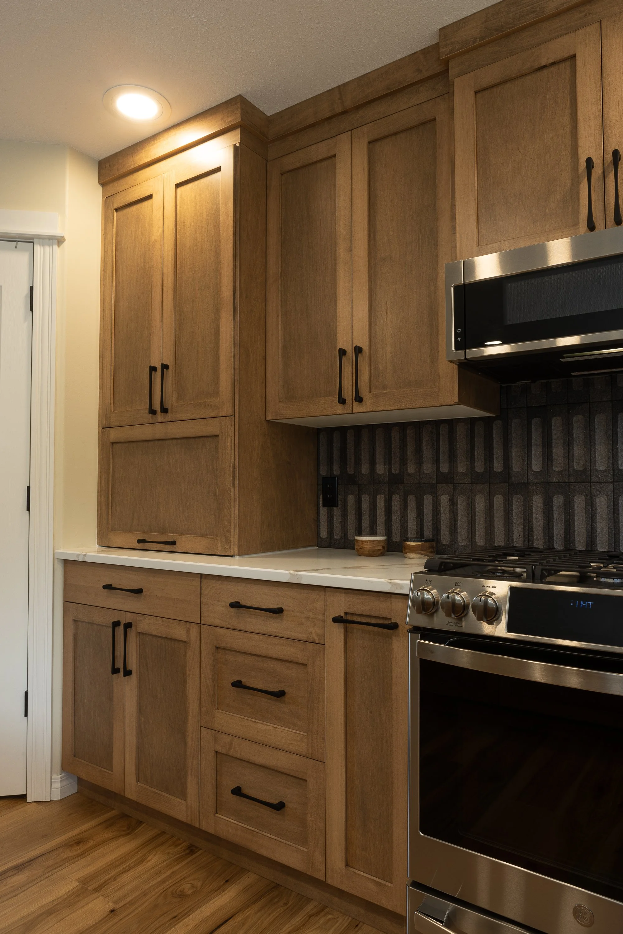 maple cabinets hidden flip up