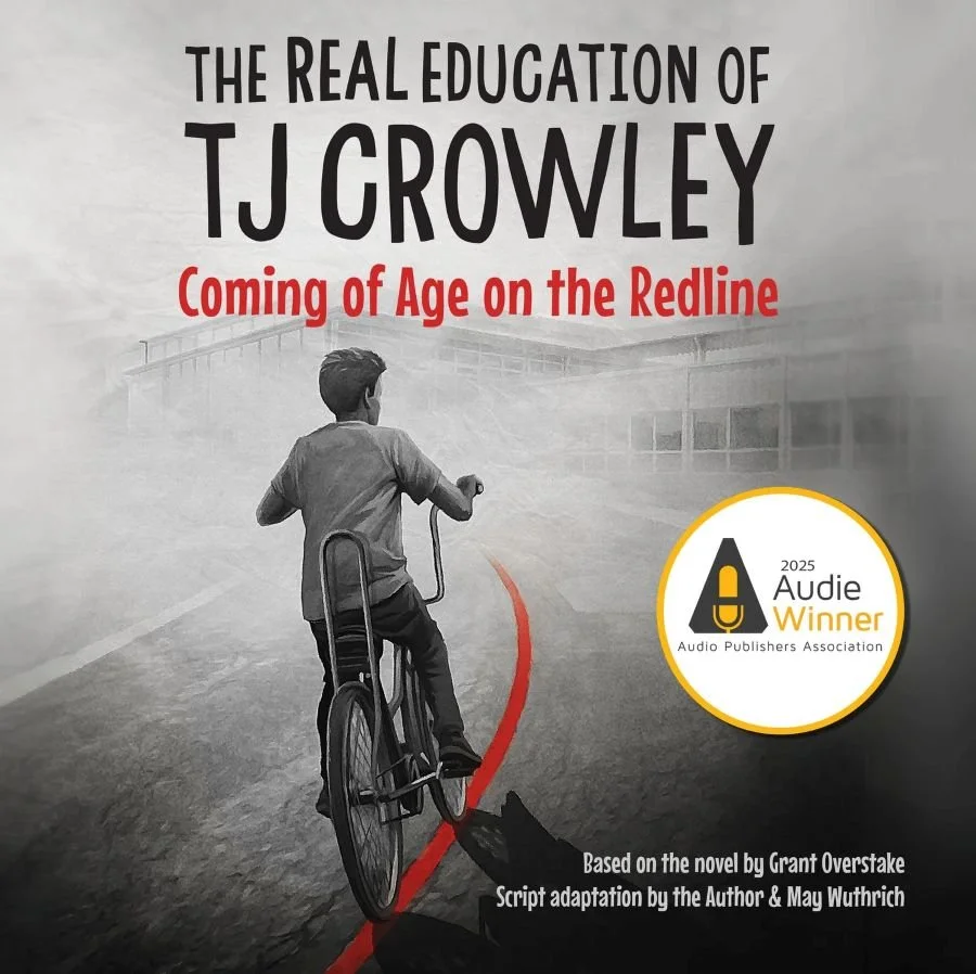 The Real Education of TJ Crowley audiobook cover, 2025 Audie Award Winner