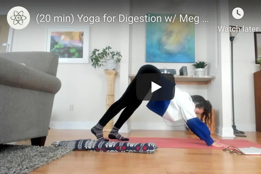 (20 min YOGA) Soothe Digestion w/ Meg Elaine