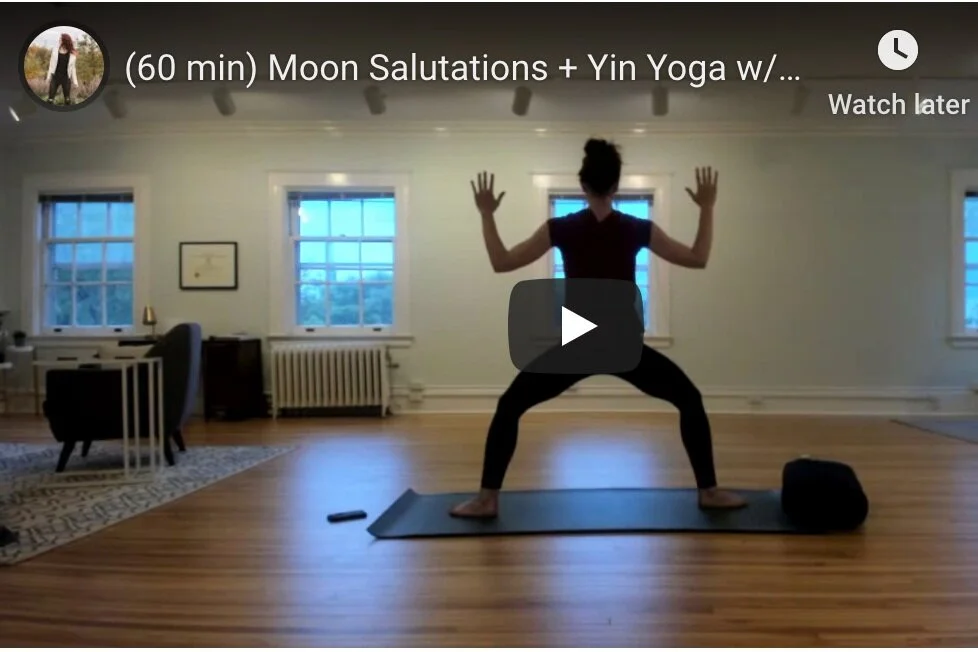(60 min YOGA) Moon Salutations + Yin  w/ Amanda Helen