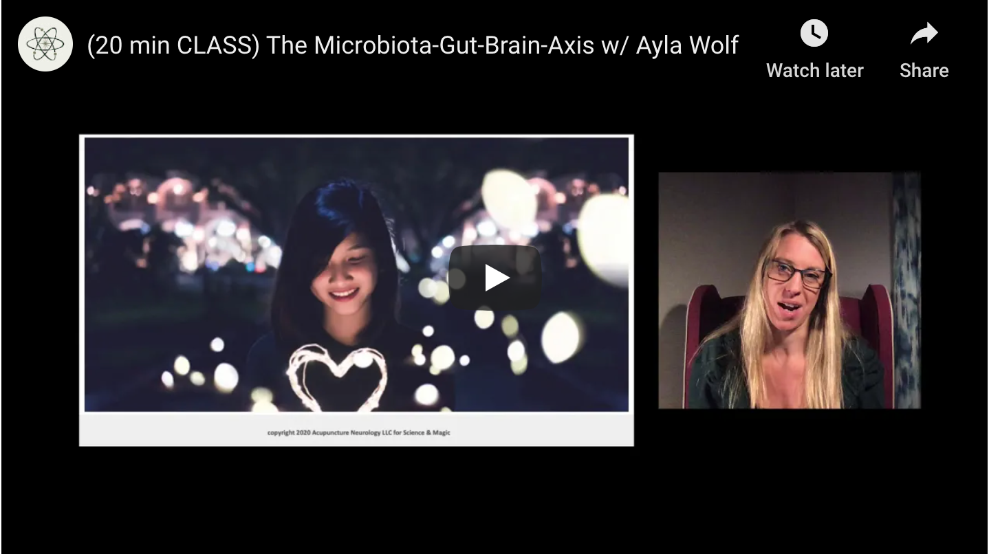 (20 min CLASS) The Microbiota-Gut-Brain-Axis w/ Ayla Wolf