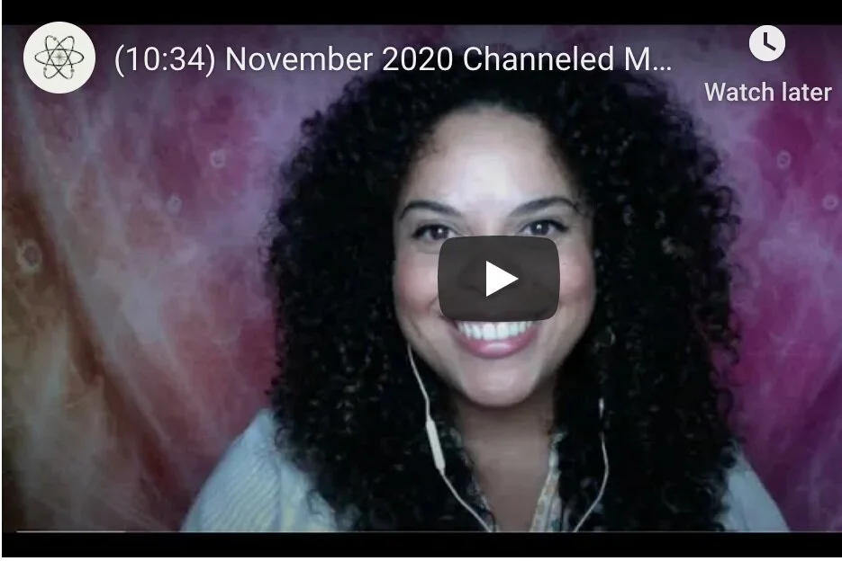 (10 min CLASS) Channeled Message from Archangel Michael for November 2020 w/ Nikki Gomez