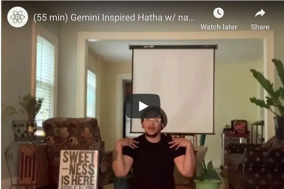 (55 min YOGA) Gemini Inspired Hatha w/ nathaniel gonzalez