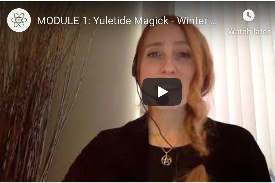 (45 min CLASS) Winter Solstice + Yuletide Magick w/ Erin Anderson Kipp 