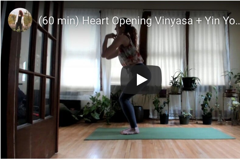 (60 min YOGA) Heart Opening Vinyasa + Yin w/ Amanda Helen 