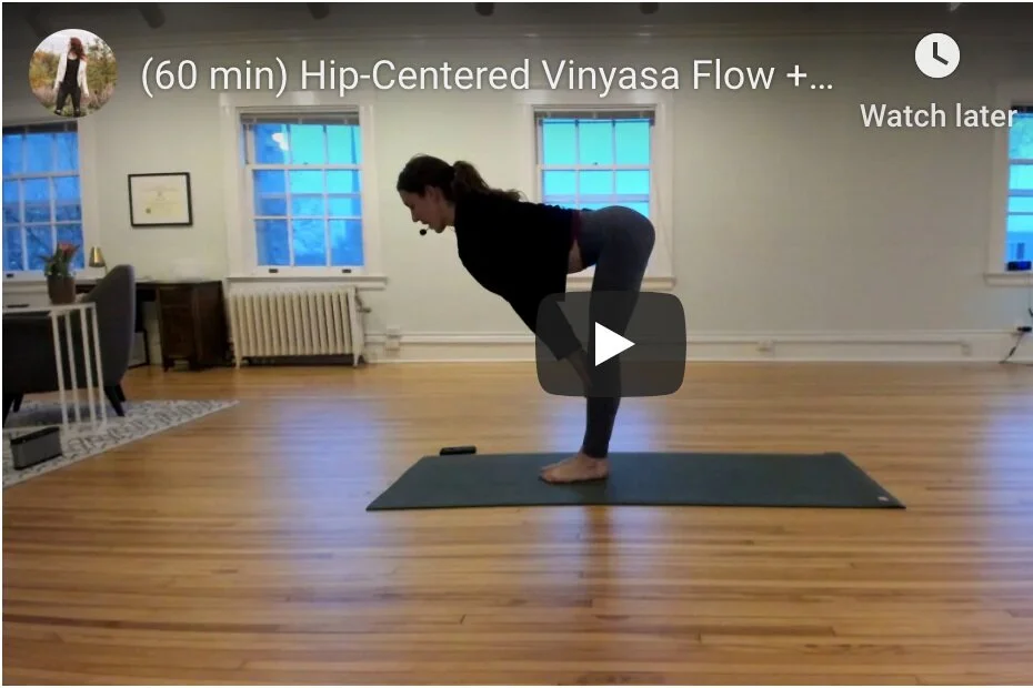 (60 min YOGA) Hip-Centered Vinyasa Flow + Yin w/ Amanda Helen 