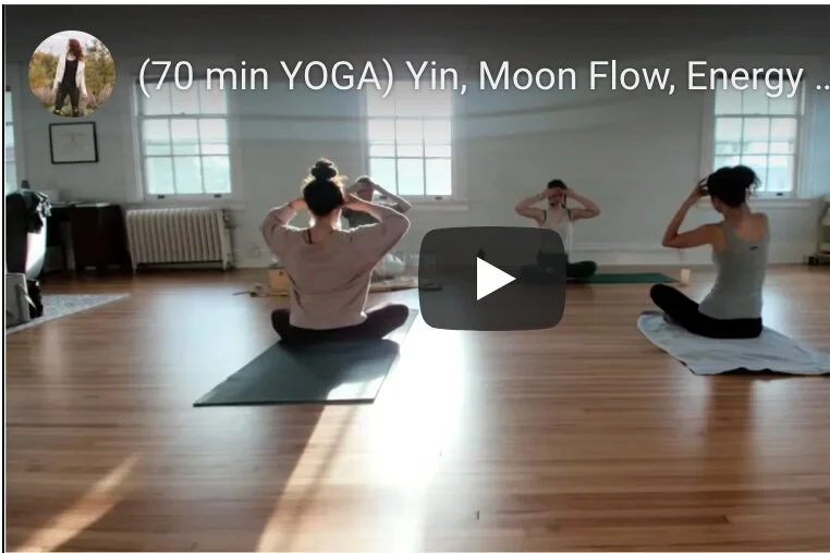 (70 min YOGA) Yin, Moon Flow, Energy Medicine, &amp; Soundbath w/ Amanda Leaveck &amp; Angie Meillier