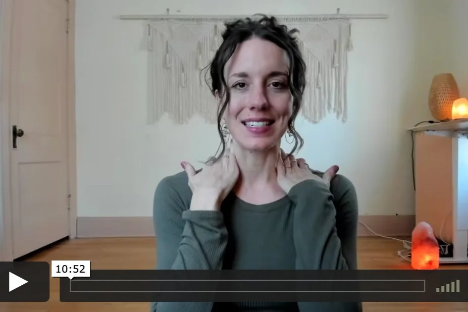 (10 min PRACTICE) Neck Stretching &amp; Massage w/ Amanda Helen 