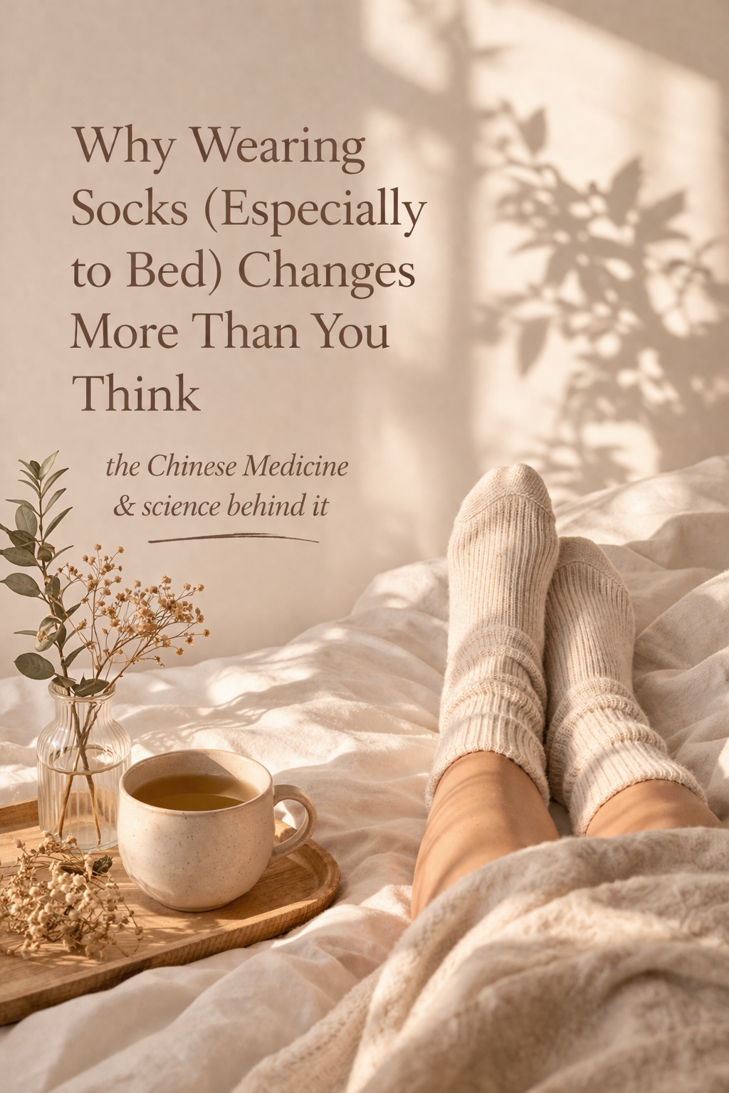 Why you must wear socks to bed