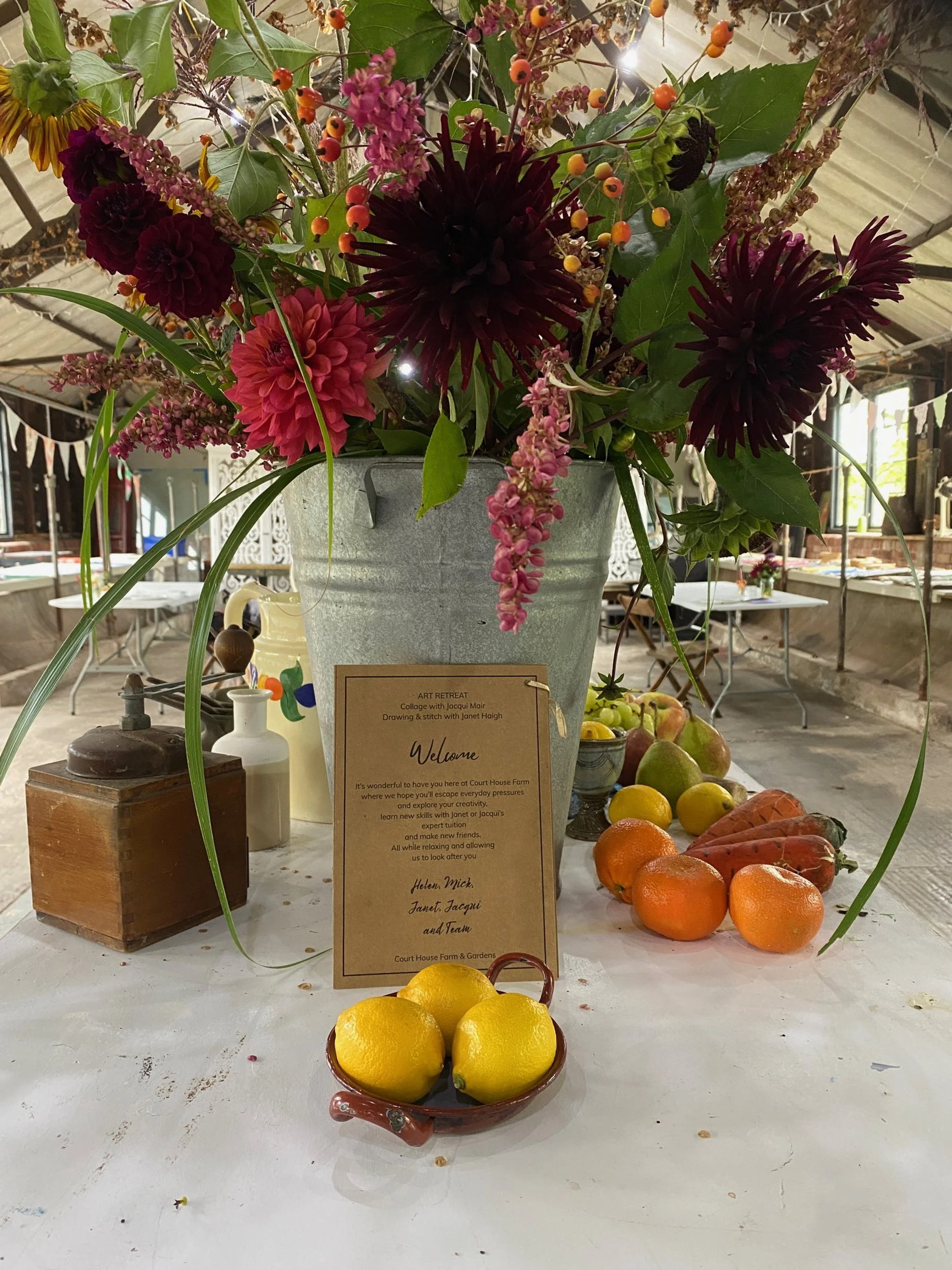 Floral Features and Beyond  Paper Collage Retreat 