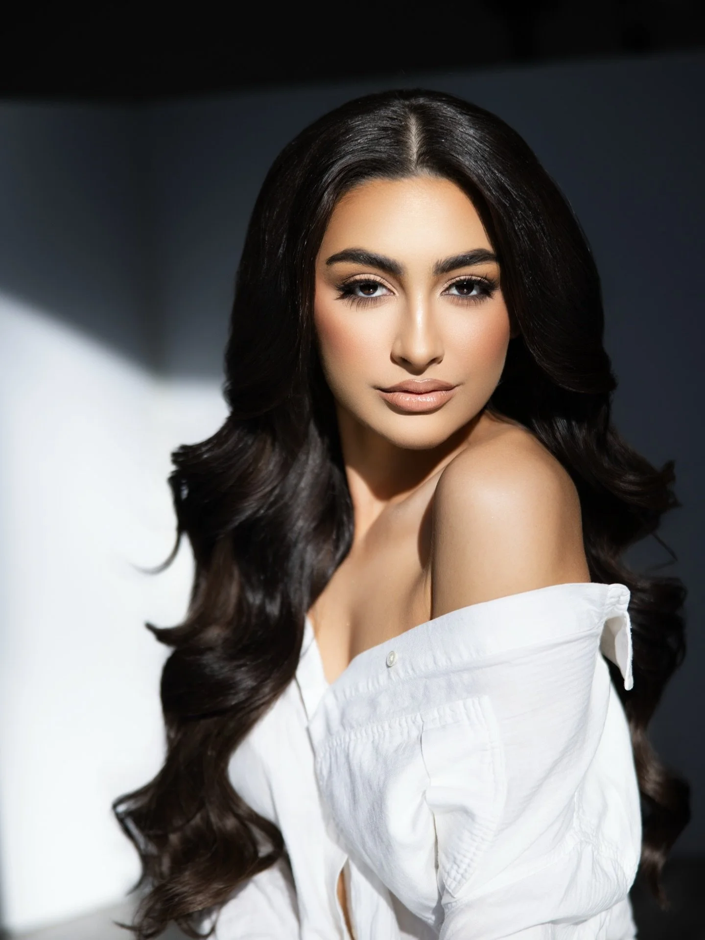 Counting down the days until we get to create magic together again 💫 @kallimejia 

Hair &amp; Makeup @hmbyasianicole 

Loved working with Kalli last year for pageant headshots for @misscollegiateamerica 💌