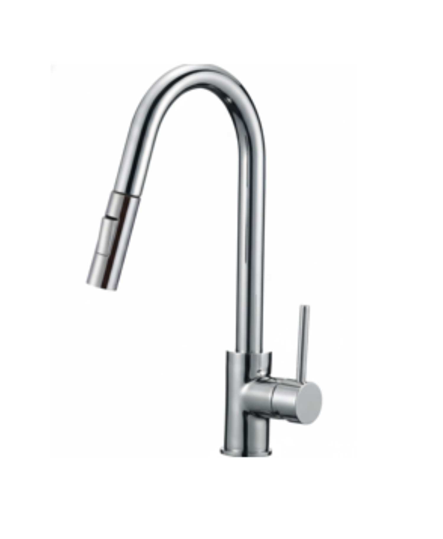 Pull Down Spout Kitchen Faucet - Three Finishes