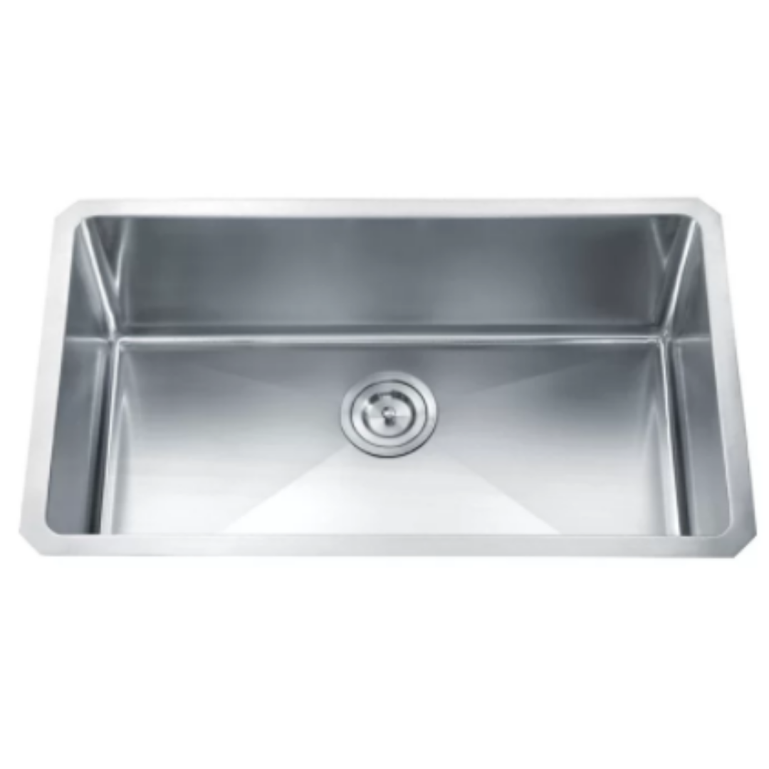 18 Gauge Single Bowl Micro-Radius Sink
