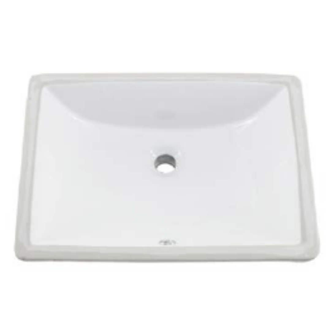 Rectangle Undermount Porcelain Lavatory Sink