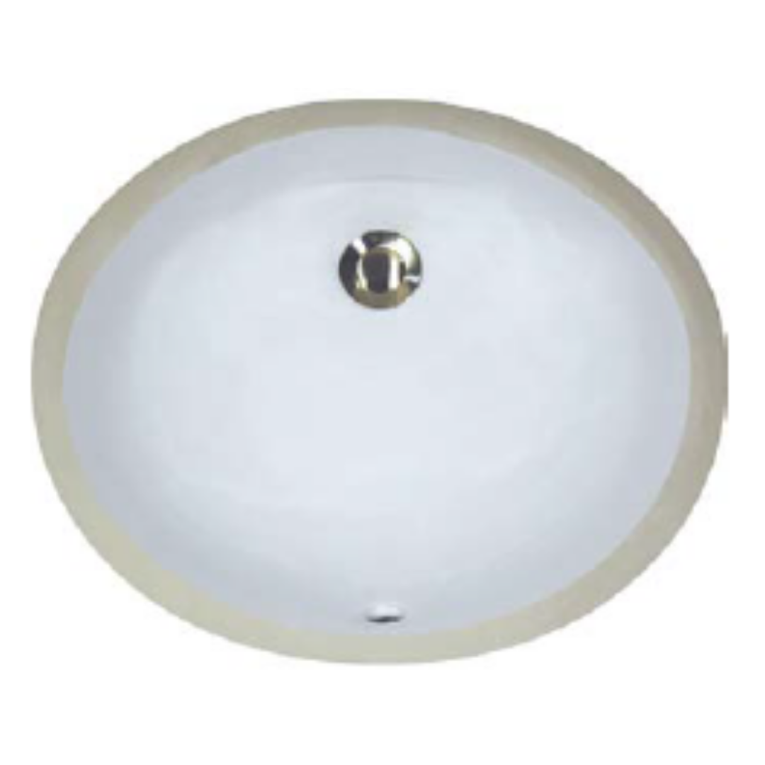 Oval Undermount Porcelain Lavatory Sink - Available in Multiple Finishes