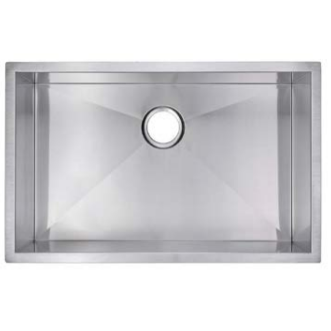 16 Gauge Single Bowl Zero Radius Sink