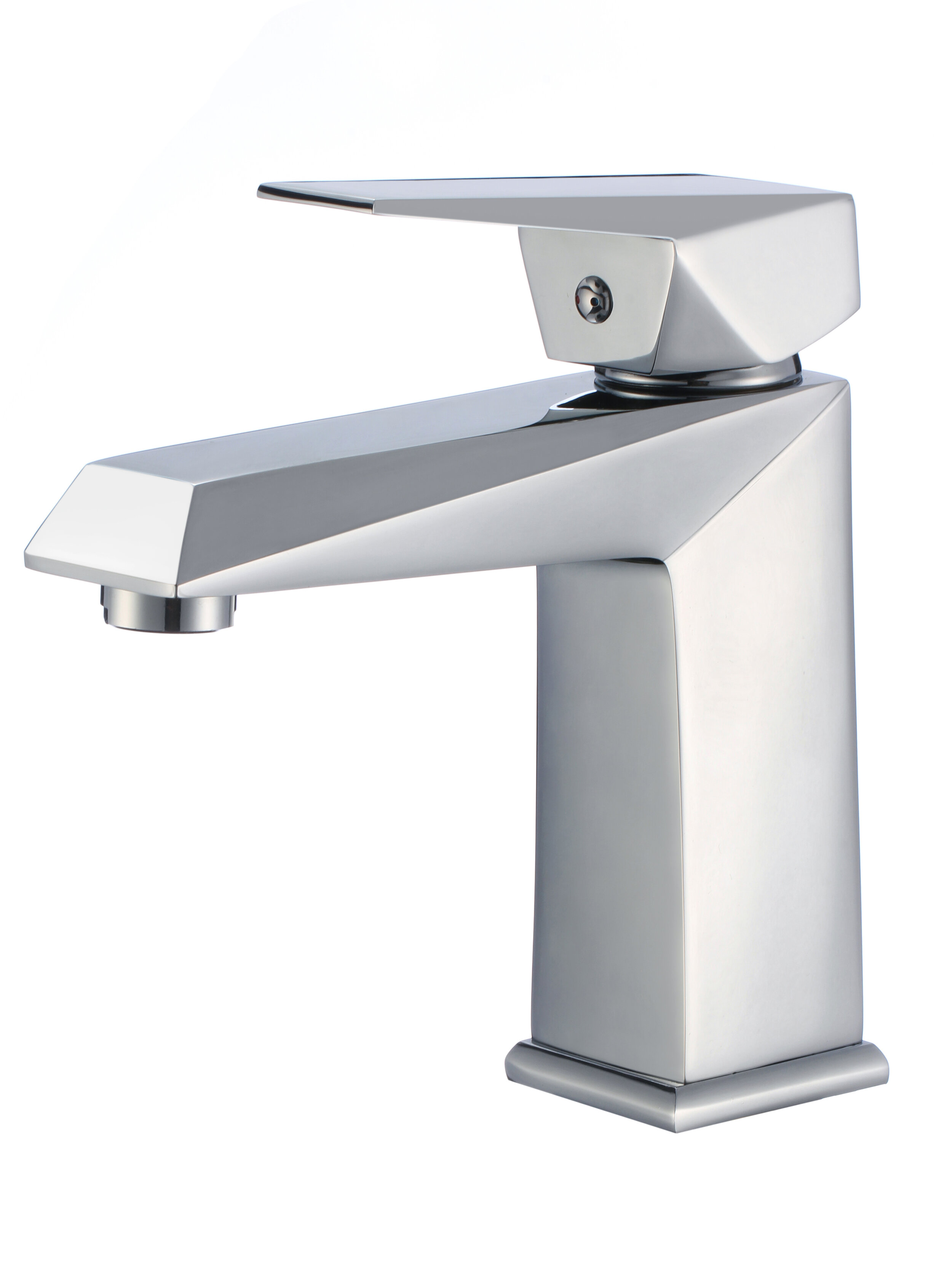 Lavatory Faucet with Angles - Polished Chrome
