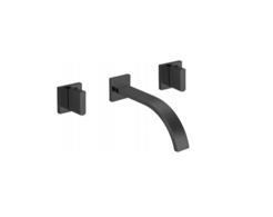 Wall-Mount Bathroom Faucet - Matt Black