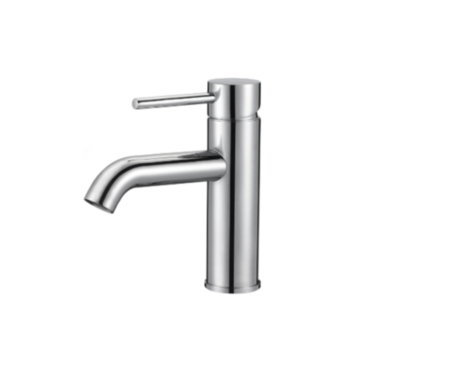 Curved Spout Bathroom Faucet