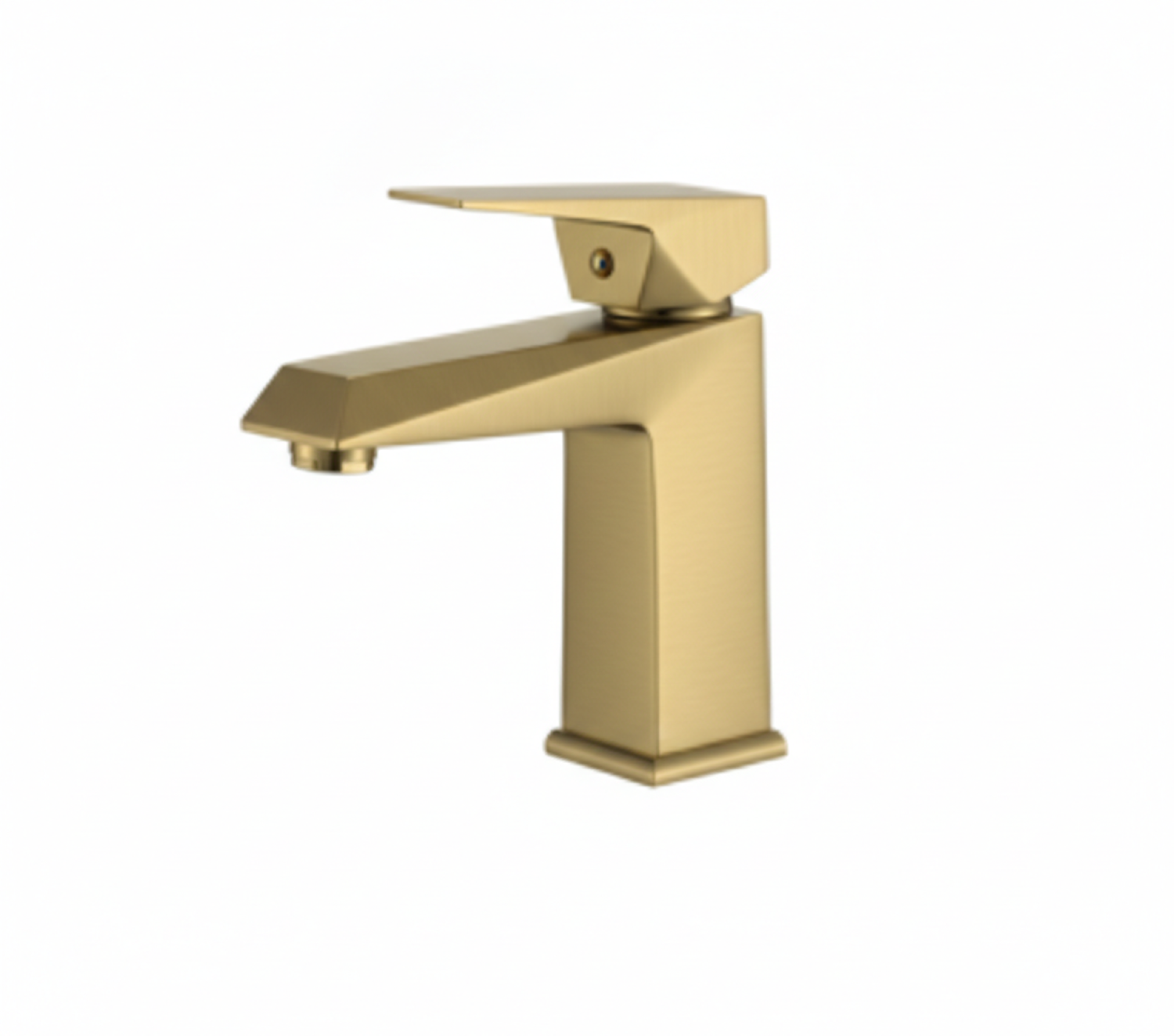 Lavatory Faucet with Sculpted Angles - Four Finishes Available