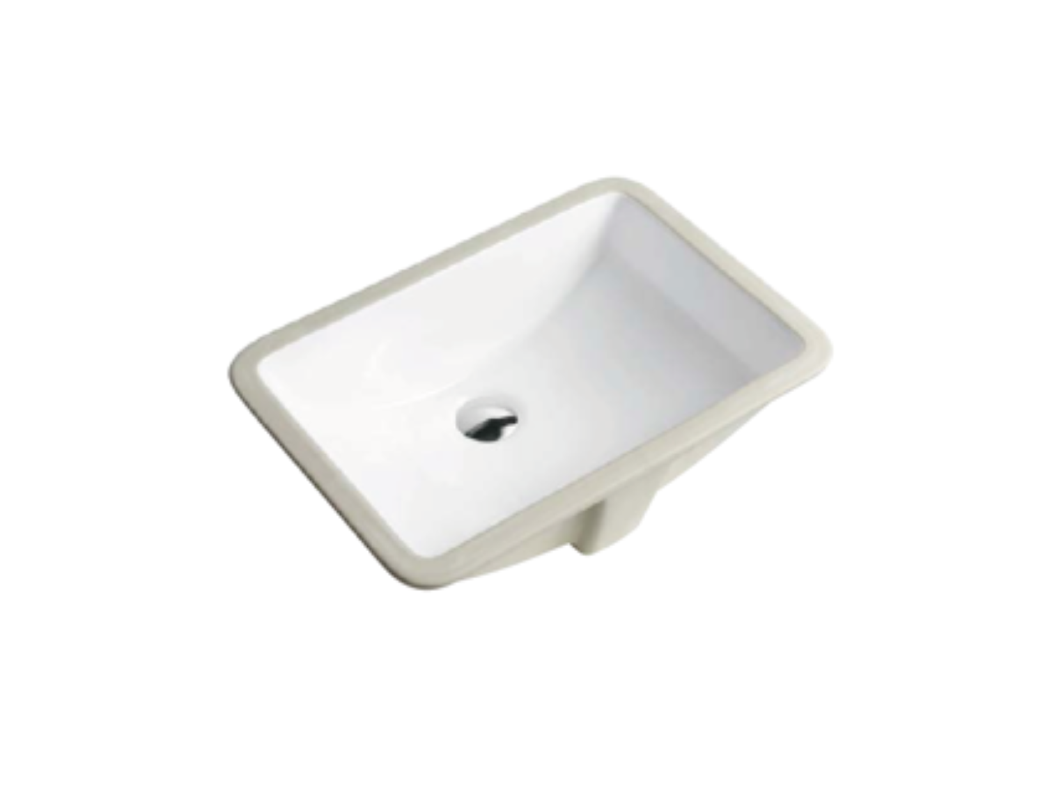 Rectangle Undermount Porcelain Lavatory Sink