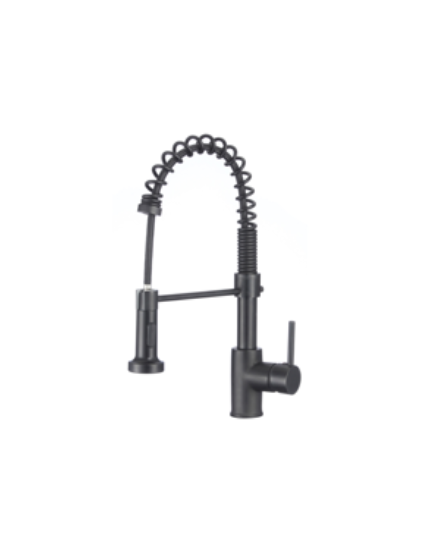 Spring Kitchen Faucet with Pull-down Spout - Three Finishes