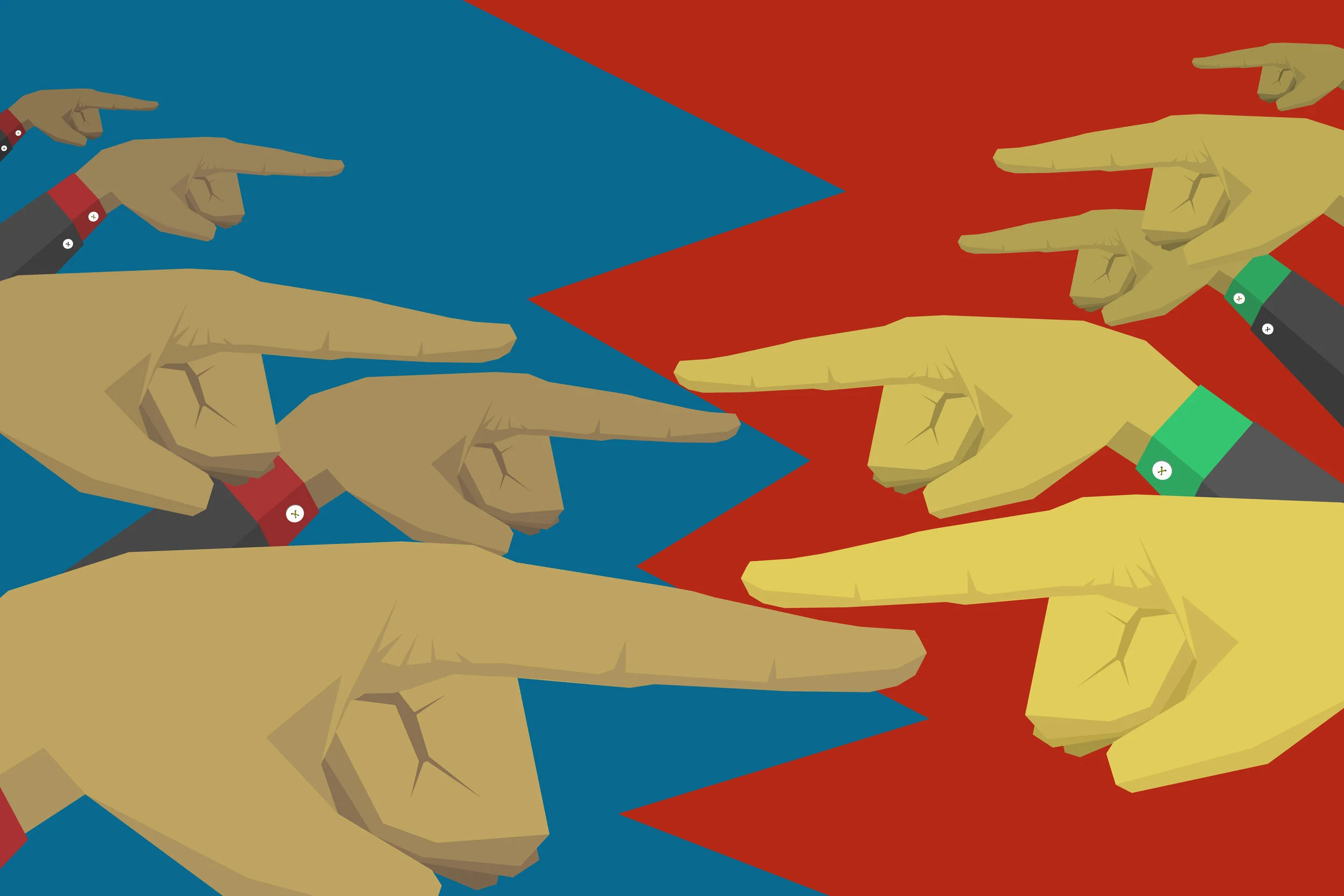 Chaotic suffering, blame, and moral outrage